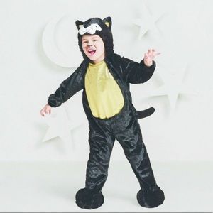 Black cat toddler Halloween costume 18-24M Like new - EUC